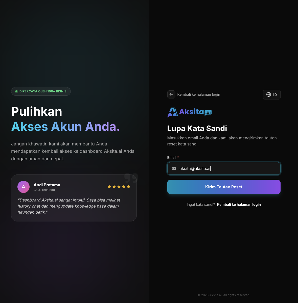 Forgot Password Form
